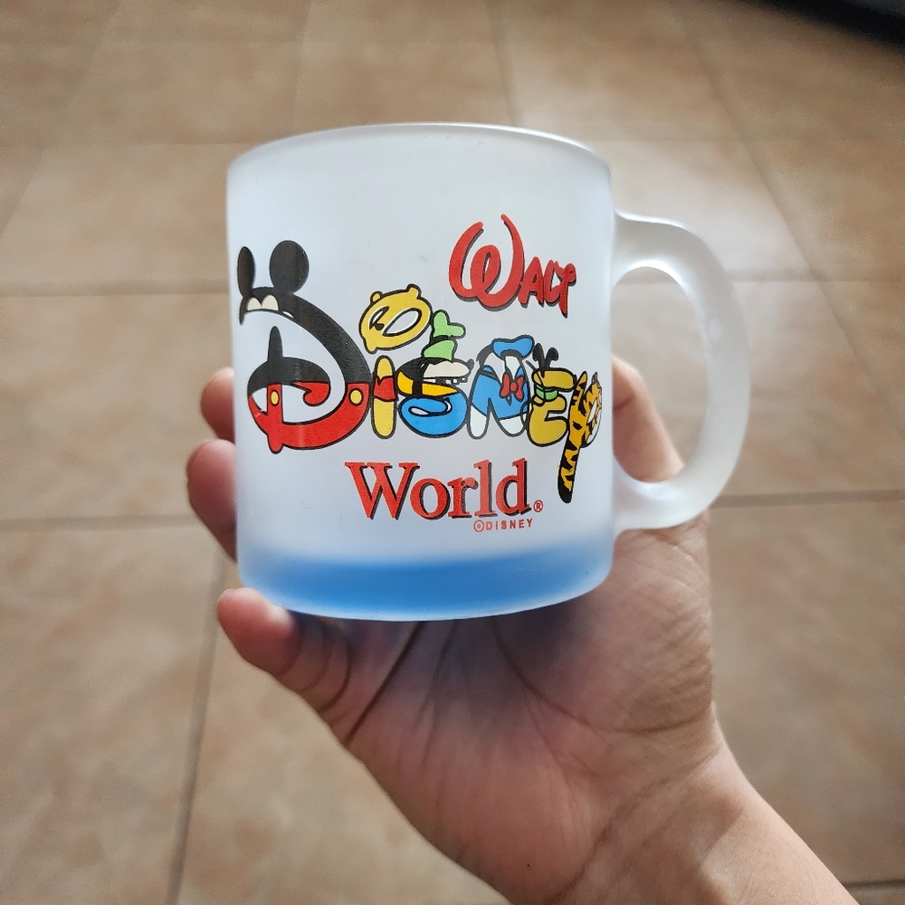 Vintage Walt Disney World Frosted Mug
